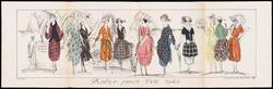 "Robes Pour l'Été 1920," croquis 21–24 from Gazette du Bon Ton, Volume 1, No. 4