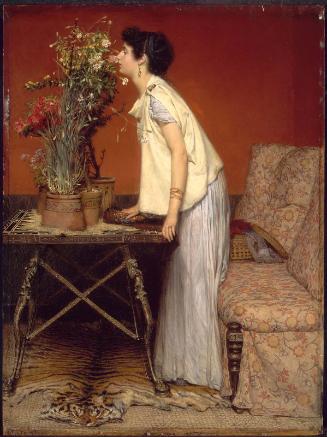 Woman and Flowers