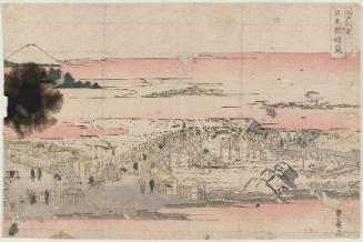 Clearing Weather at Nihonbashi Bridge (Nihonbashi seiran), from the series Eight Views of Edo (Edo hakkei)