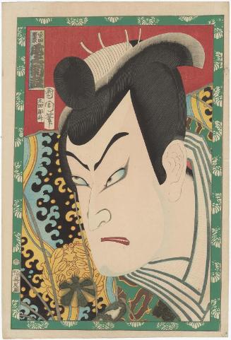 Actor Onoe Kikugorô V as Shibata Katsuie, from an untitled series of actor portraits