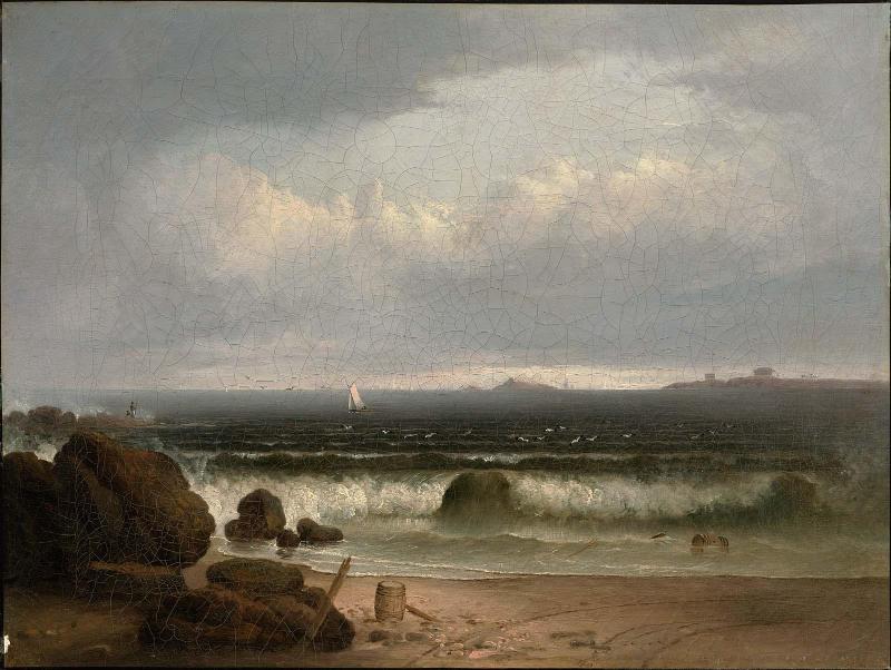 Beach Scene with Rocks II