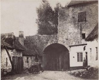 Covered Passage to the Entrance of a Farm from Études photographiques, 1st series, no. 43