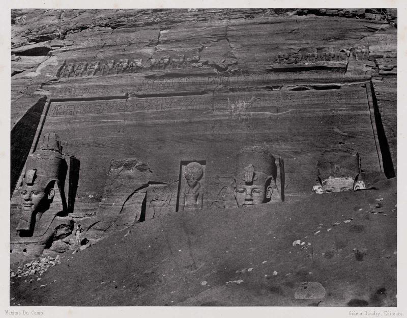 Abu Simbel, Ibsamboul, vue générale du spéos de Phrè