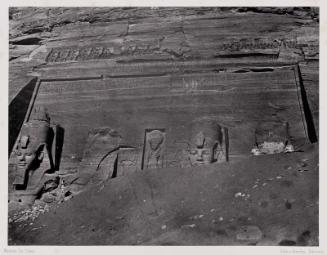 Abu Simbel, Ibsamboul, vue générale du spéos de Phrè
