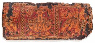 One of a pair of book covers