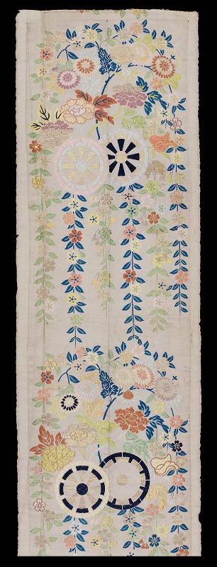 Length of silk from Noh costume (karaori)
