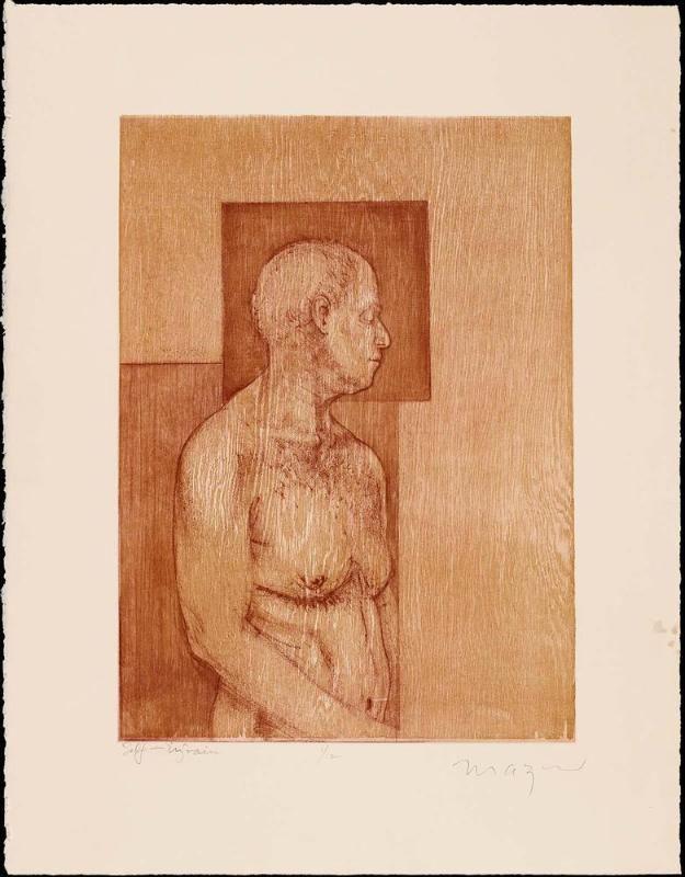 Self Portrait (Wood Grain)