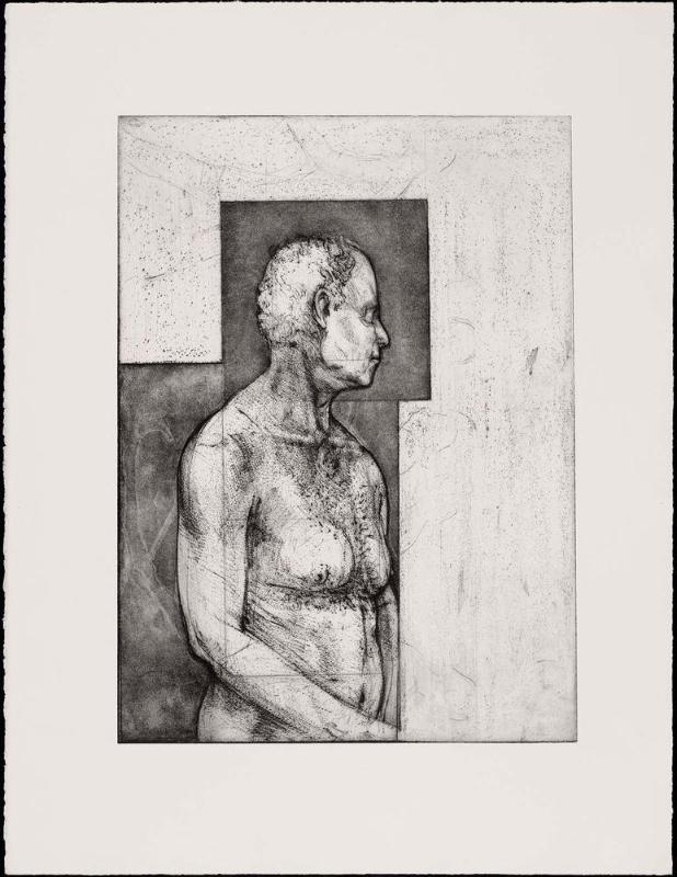 Self Portrait (Wood Grain)