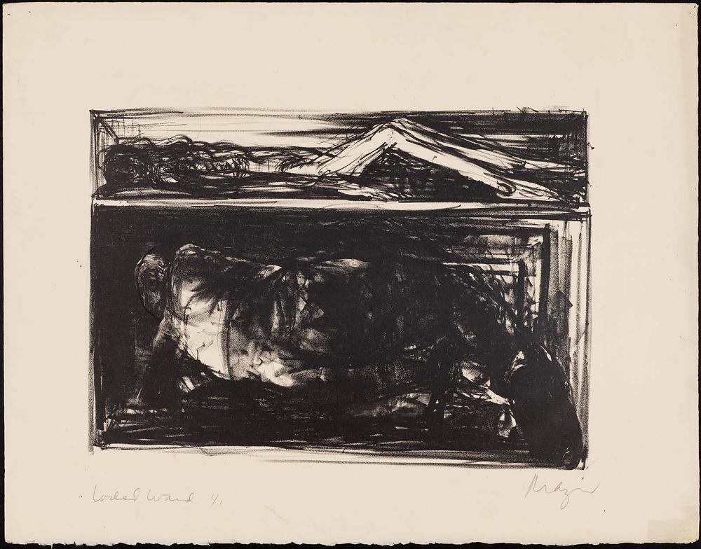 Images from a Locked Ward, Unused Study (Two Reclining Figures)