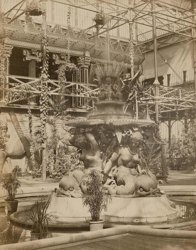 Crystal Palace, Fountain in Tropical Basin, Neneveh Court