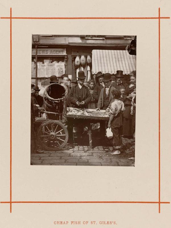 The Cheap Fish of St. Giles's from "Street Life in London," 1877