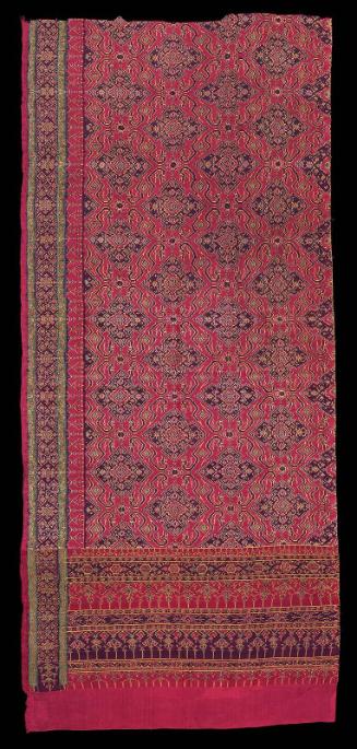 Fragment of lower body wrapper (sampot; sampot chwang kbun)