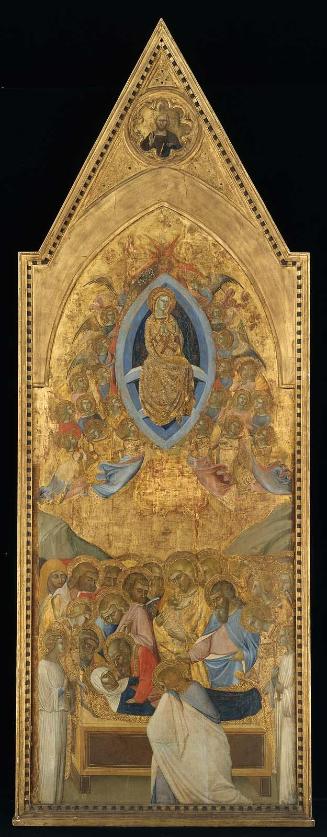 The Dormition and Assumption of the Virgin (center panel)