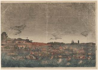 Enjoying the Evening Cool at Nakazu (Nakazu yûsuzumi)