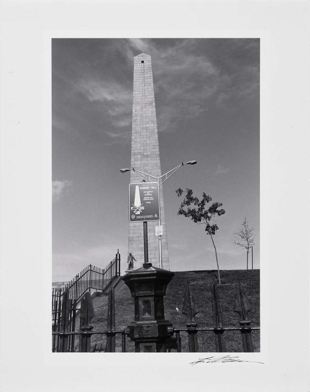 Bunker Hill Monument and Statue of William Prescott, Boston, Mass.