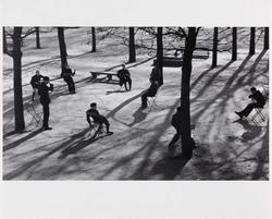 Paris.  After School in the Tuileries