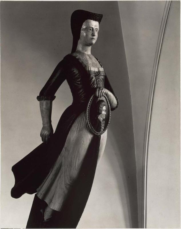 Figurehead, "Lady with a Medallion," New England