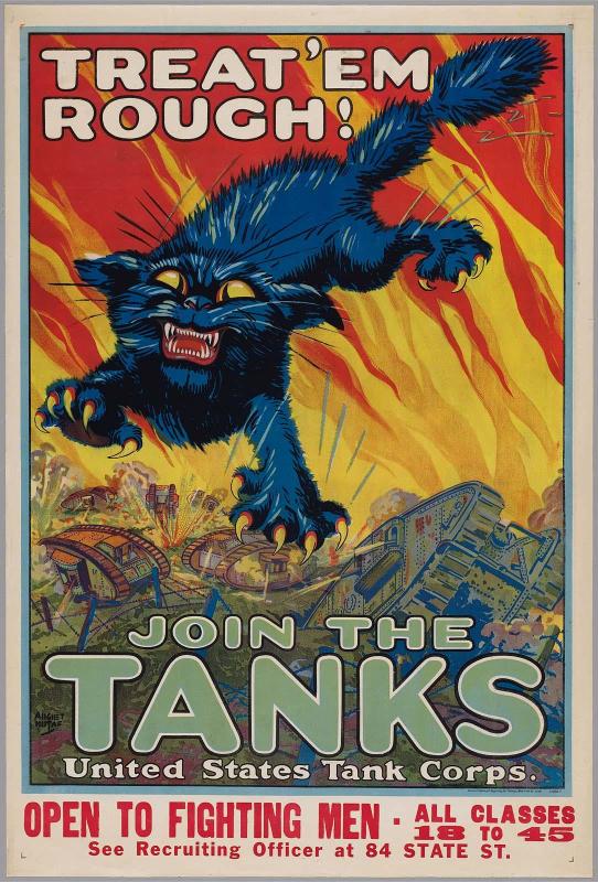 Treat 'em Rough!—Join the Tanks/ United States Tank Corps.