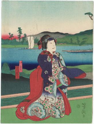 Actor Jitsukawa Enzaburô II as Yae