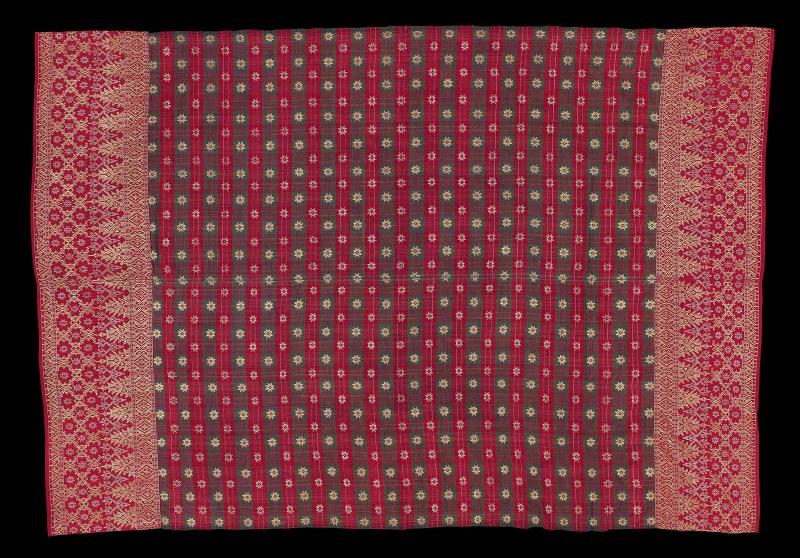 Man's ceremonial wrapper (saput songket, kain songket)