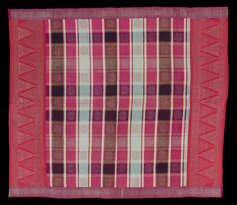 Man's ceremonial wrapper (saput songket, kamuh songket)