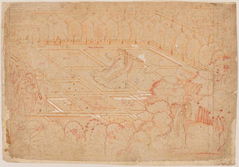 Damayanti Dispatches the Stork to Nala