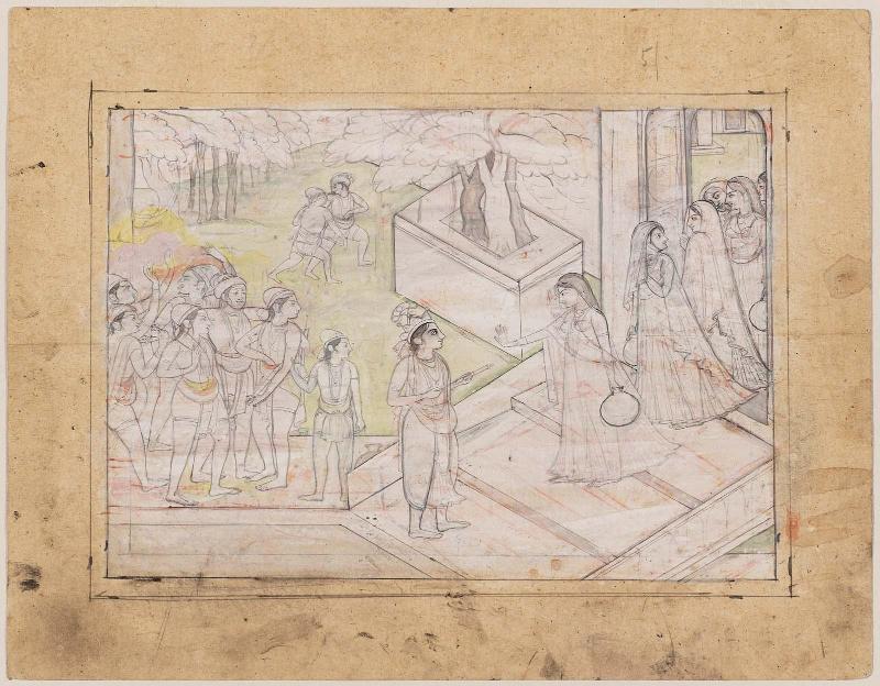 The Gopis Refuse to Play Holi