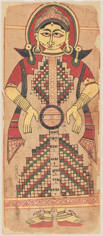 Lokanalika or Bhuvanadhara (yantra in the shape of a woman)