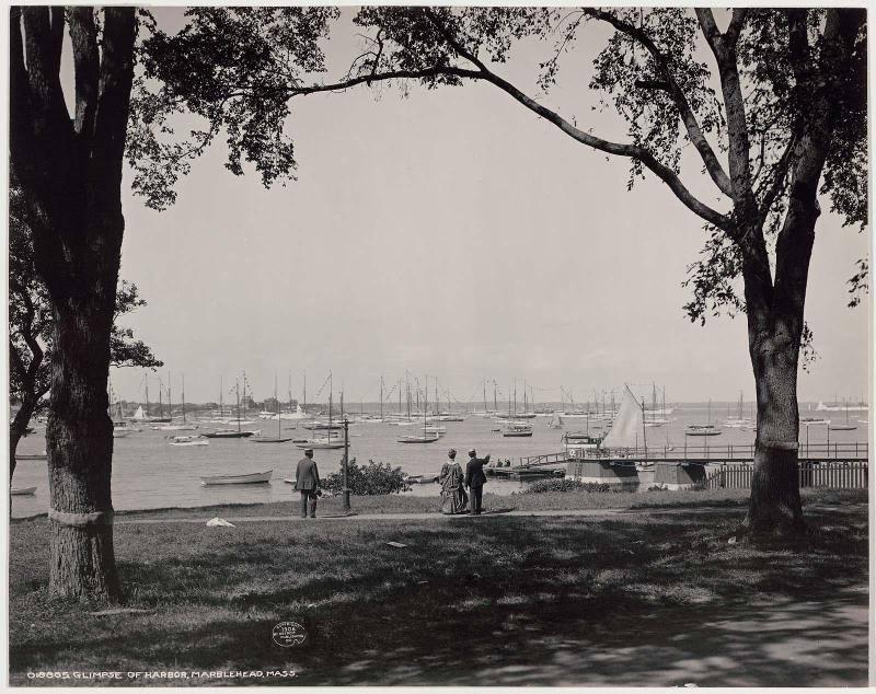 Glimpse of Harbor, Marblehead, Massachusetts