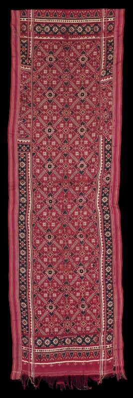Fragments from a woman's wrapper (sari)