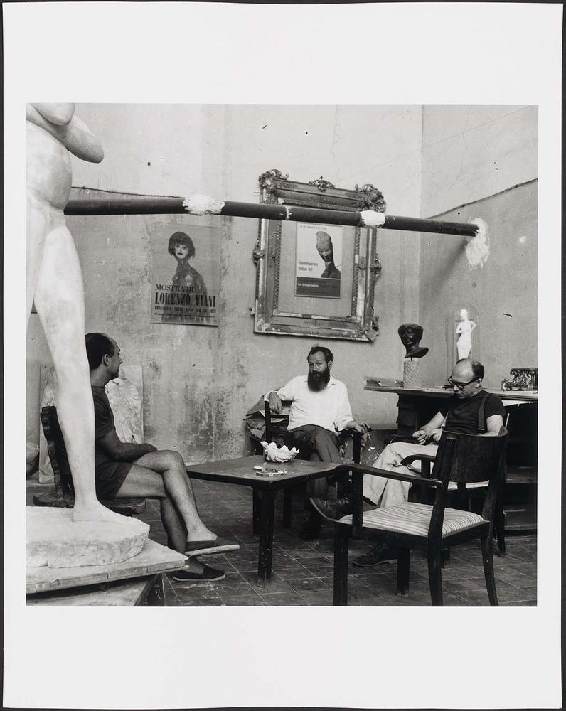 In Emilio Greco's Studio, Rome