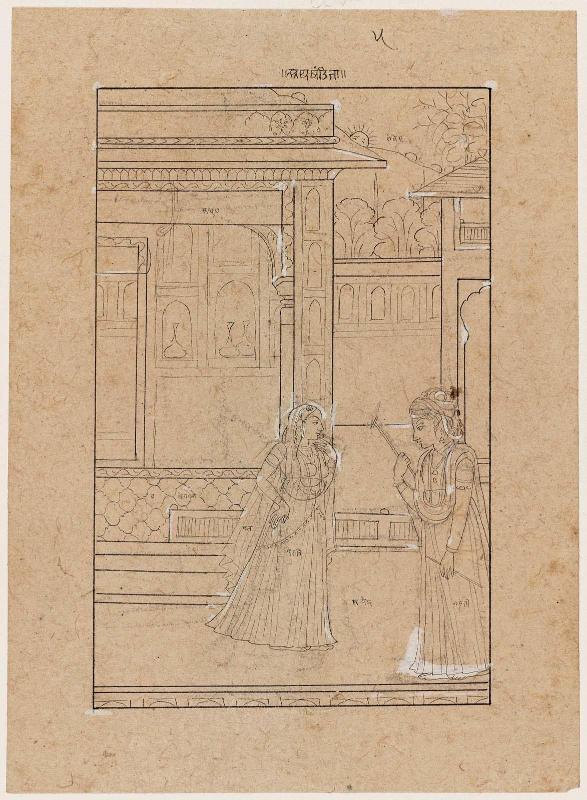 Khandita Nayika (The Heroine Who is Angry with Her Lover and Shows It)