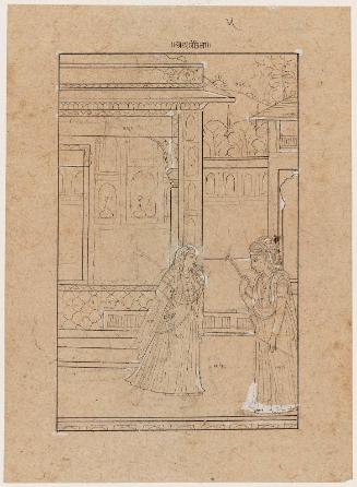 Khandita Nayika (The Heroine Who is Angry with Her Lover and Shows It)