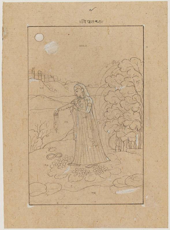 Vipralabdha Nayika (The Heroine Who has Awaited Her Lover in Vain)