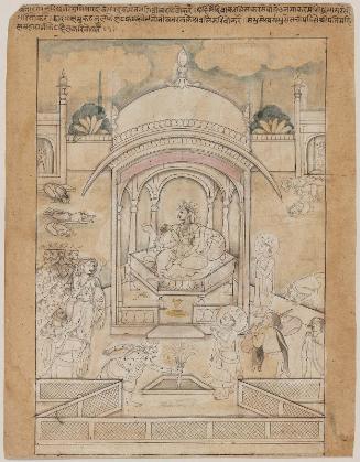 The Gods Pay Homage to Rajarajeshvari