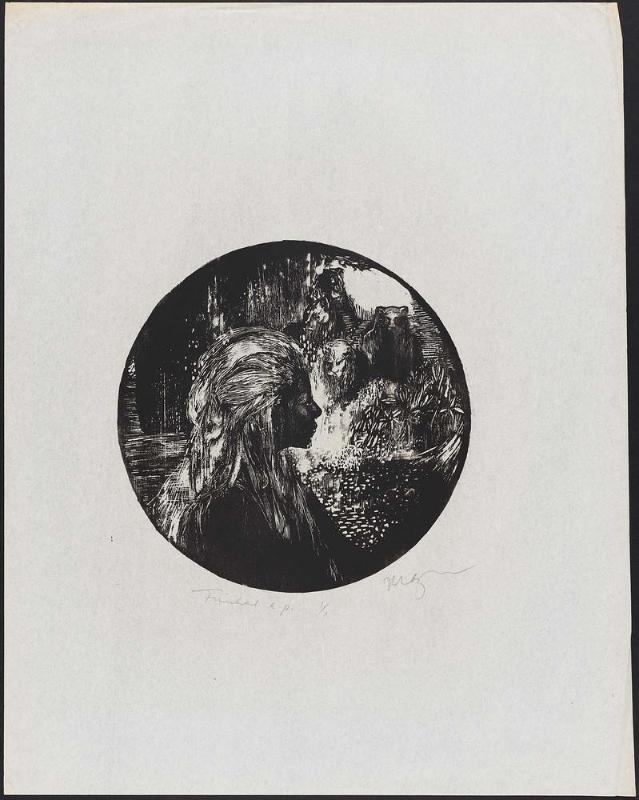 An Image of Salomé: The Princess with Lions