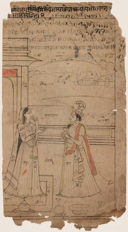 Khandita Nayaka (The Male Lover Returns at Sunrise)
