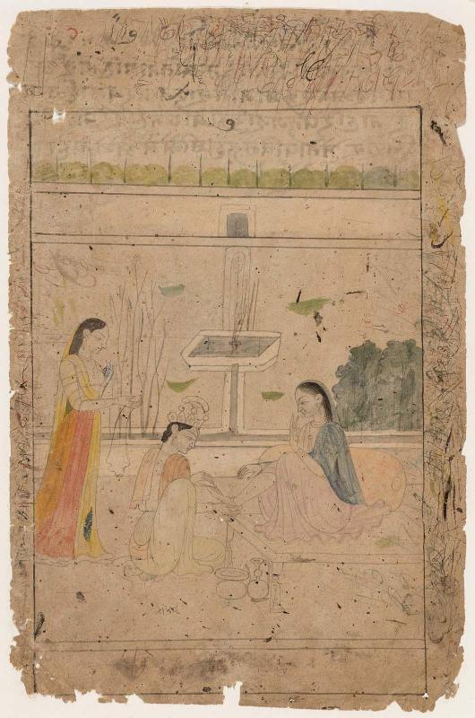 Svadhinapatika Nayaka (The Hero Puts an Anklet on his Beloved)