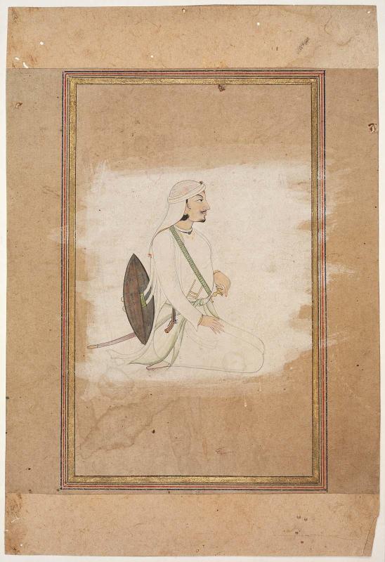 Portrait of Raja Bhup Dev of Bhandral