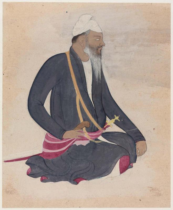 Seated Sikh
