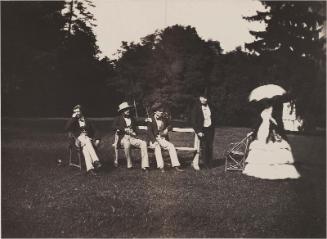 Group at the Château de La Faloise