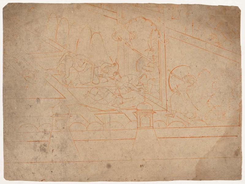 Hanuman Battles Demon Forces