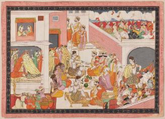 Wedding of Siva and Parvati