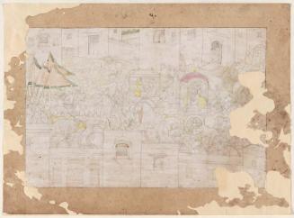 Nala's return to Vidharaba; (former): Nala's Arrival in the Courtyard of King Bhima's palace
