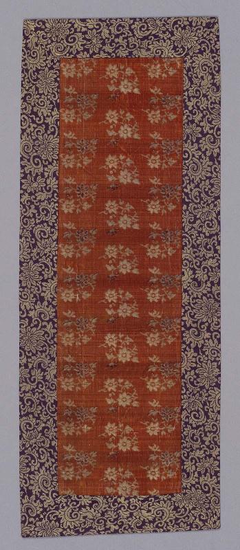Panel of silk velvet