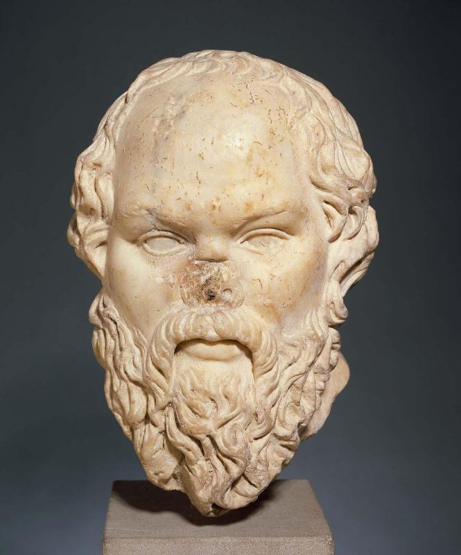 Portrait head of Socrates
