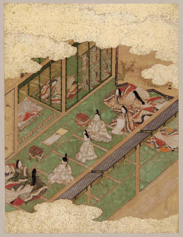 The Picture Contest from the Tale of Genji