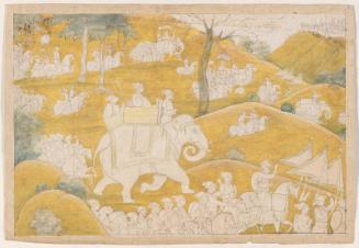 Rulers arriving for the Svayambhara
