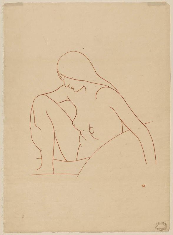 Peace (Seated Woman in Profile)