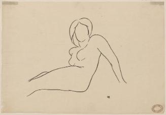 Looking Up (Reclining Female Nude)